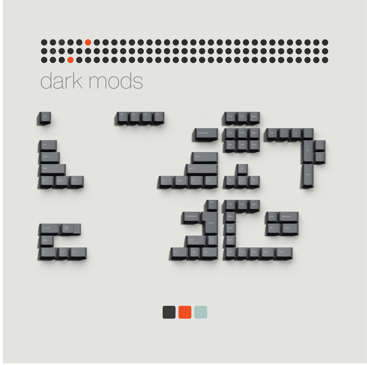 Abstract Minimal Keycaps (Pre-Order)