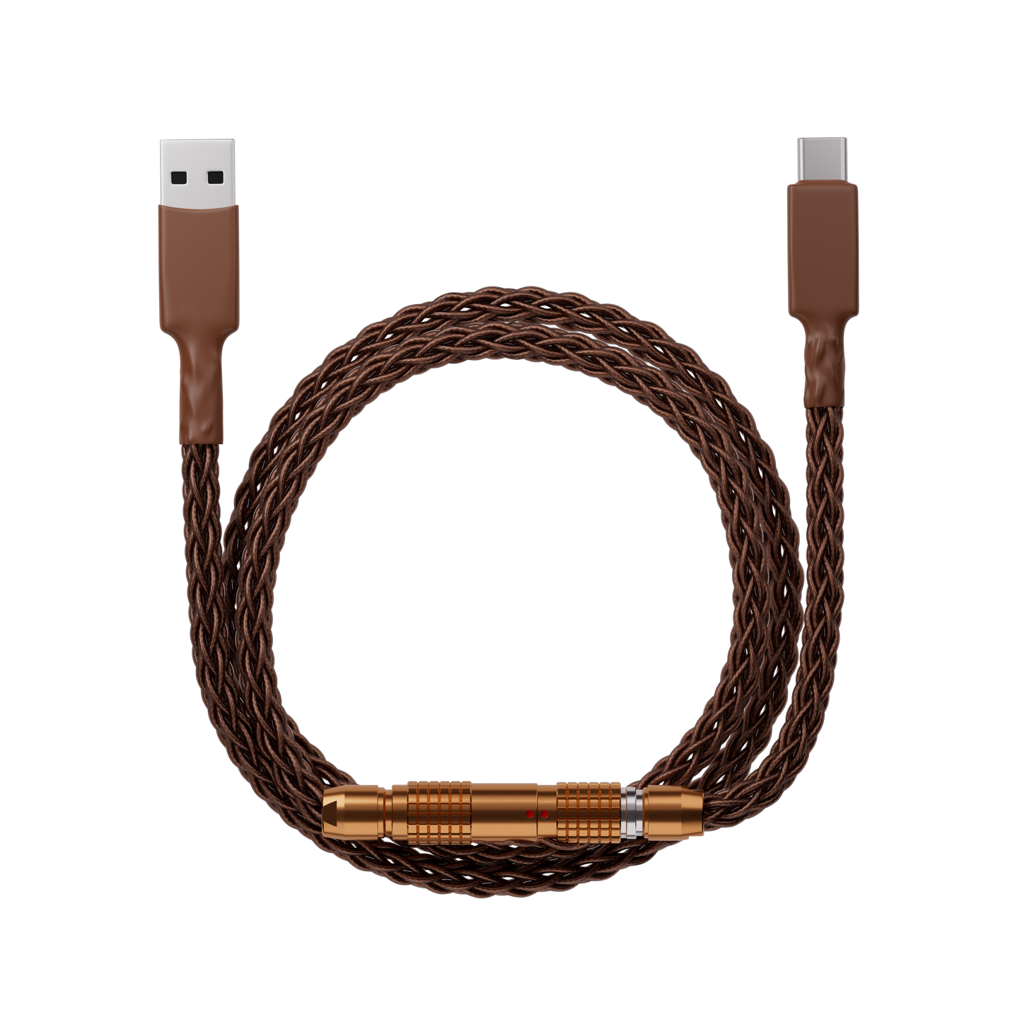 Heat Shrink — Brown + Rose Gold