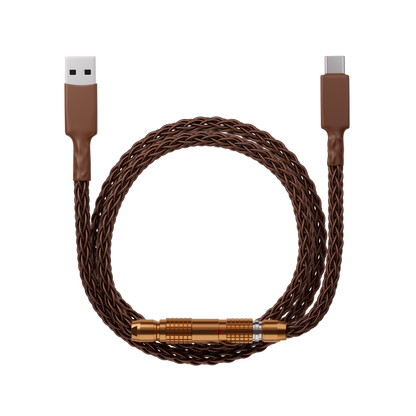 Heat Shrink — Brown + Rose Gold