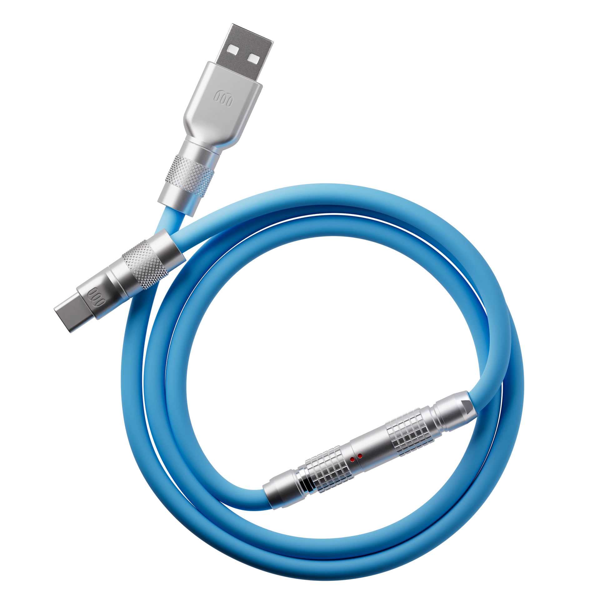Electric Blue silicone cable