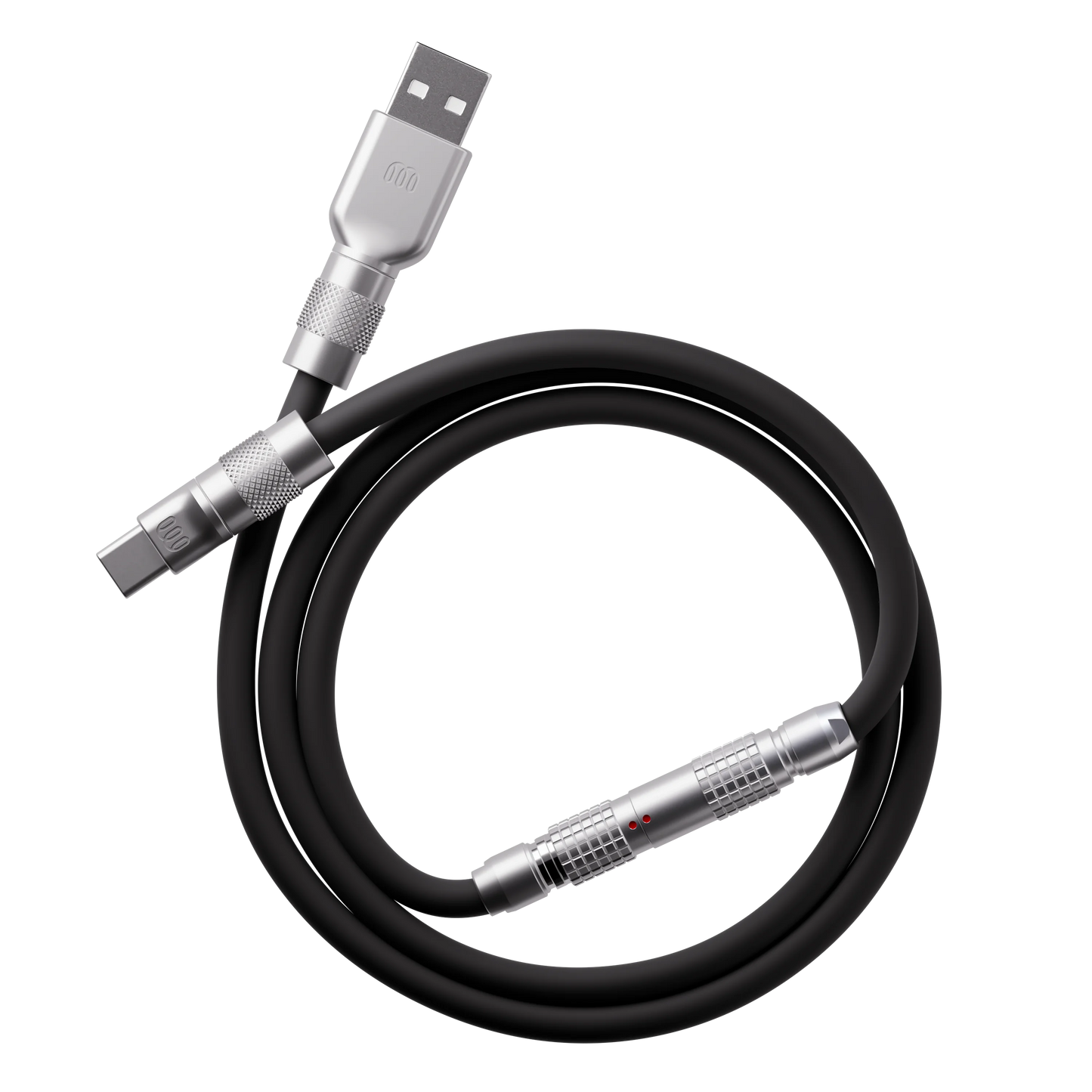 Midnight Black silicone cable