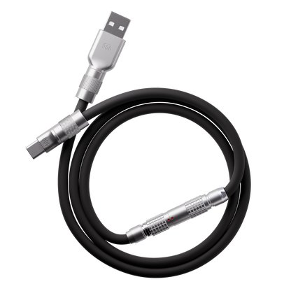 Midnight Black silicone cable