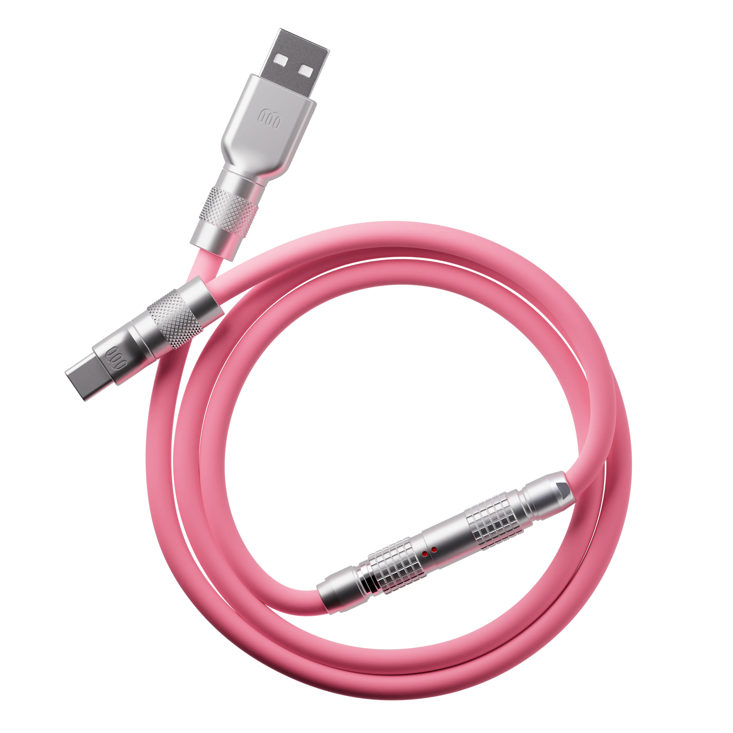 Sterling Pink silicone cable