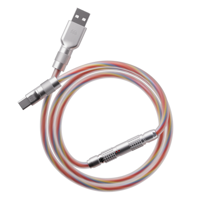 Transparent Lolipop silicone cable