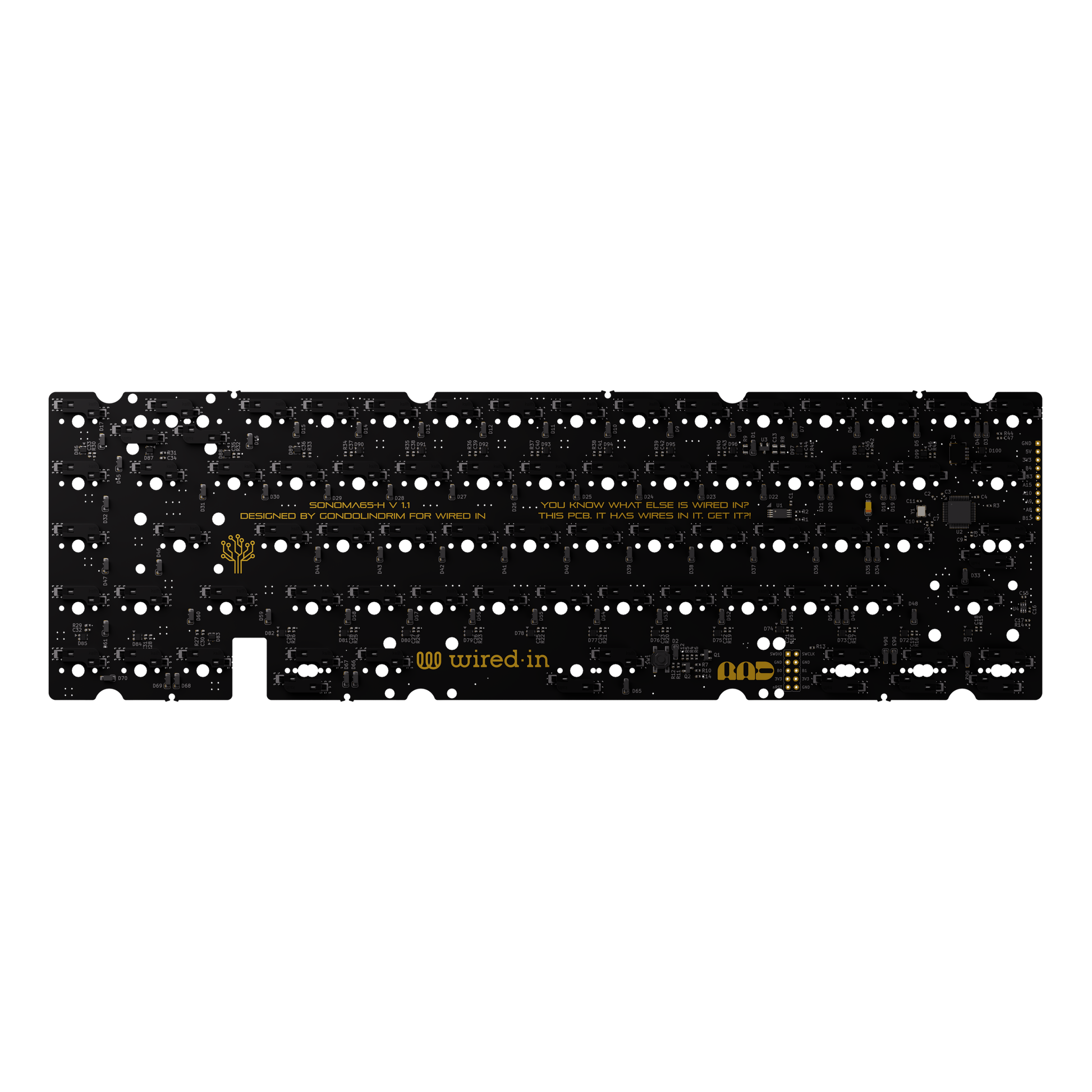 Sonoma Hotswap PCB — rear