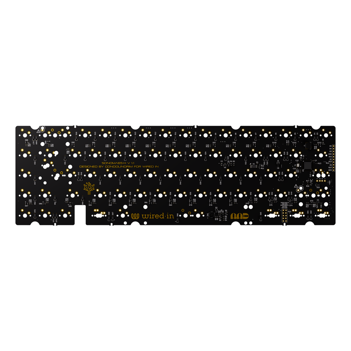 Sonoma Solder PCB — rear