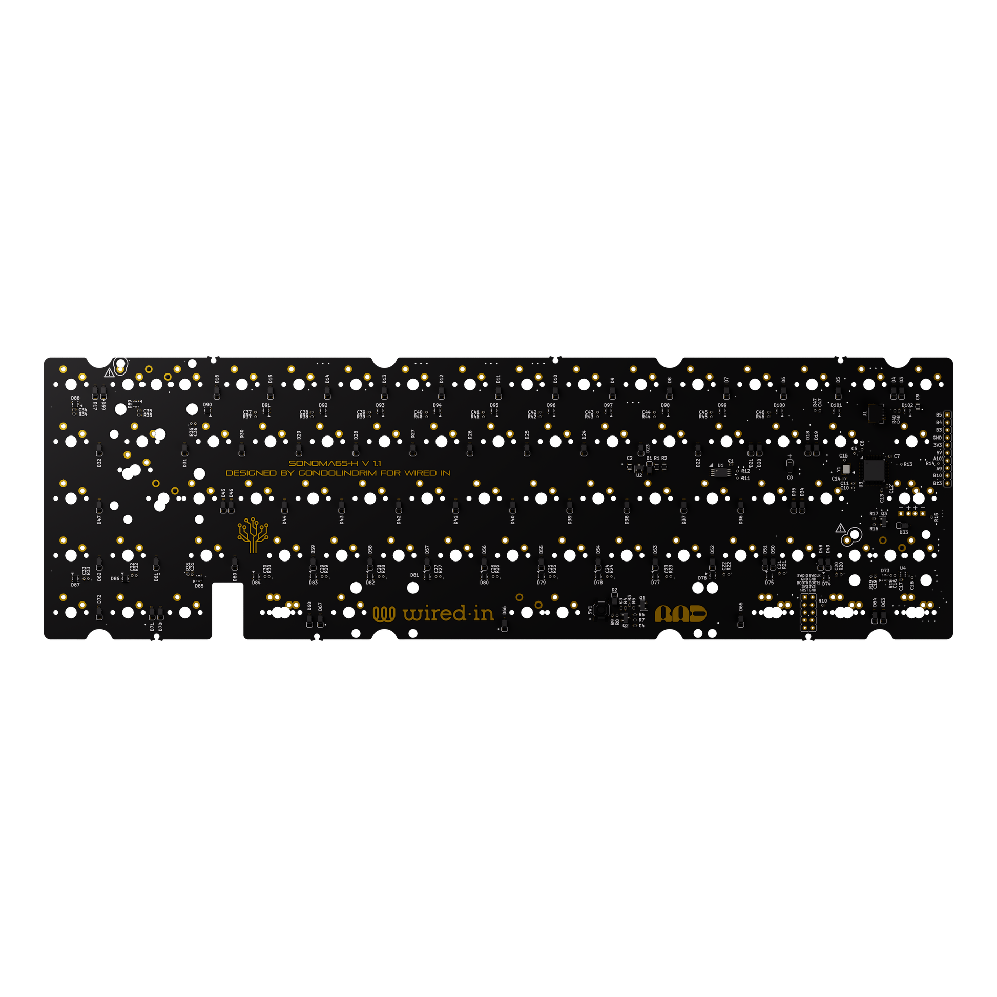 Sonoma Solder PCB — rear