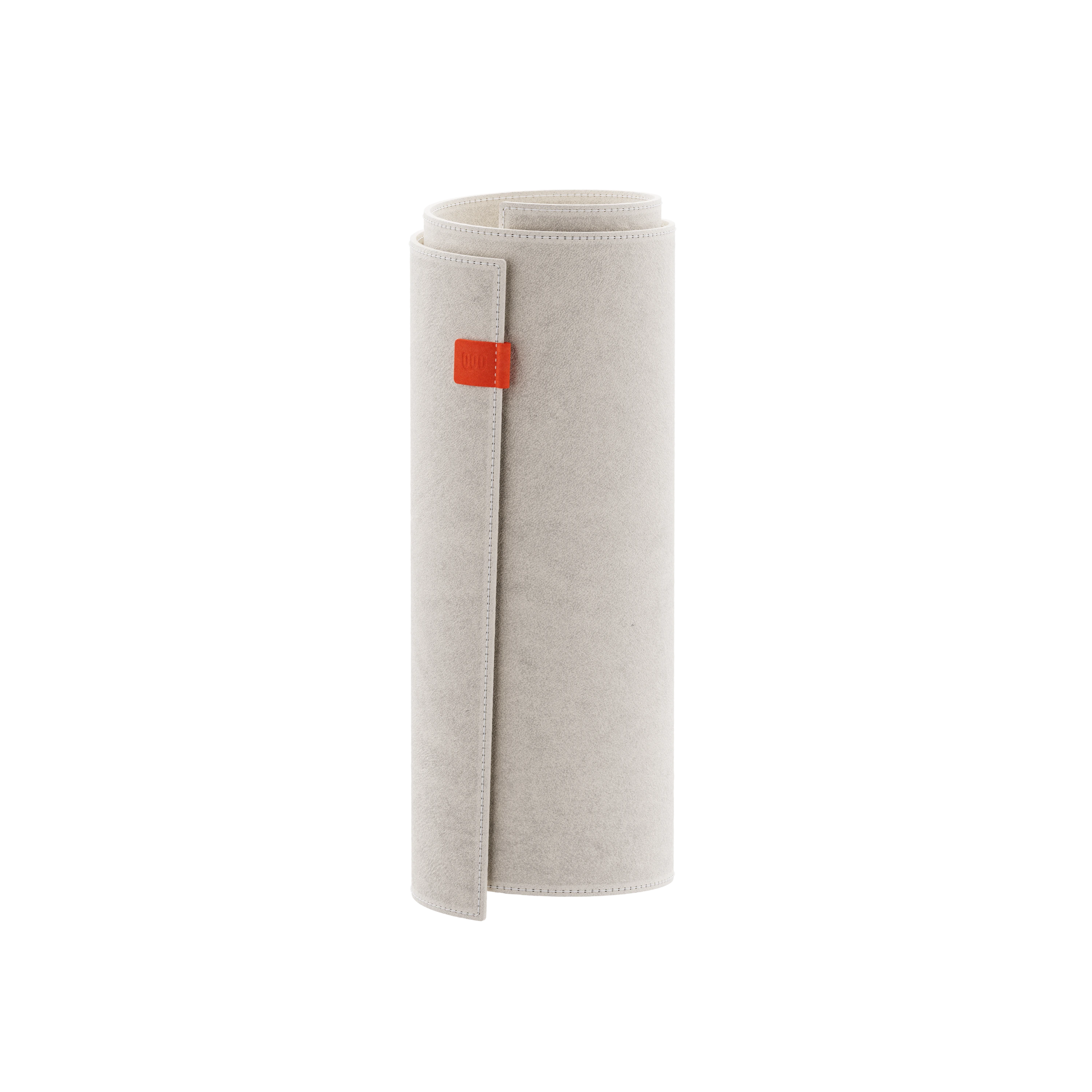 Luxe Suede Desk Mat — Cream (rolled)