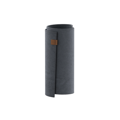 Luxe Suede Desk Mat — Grey (Standard, rolled)