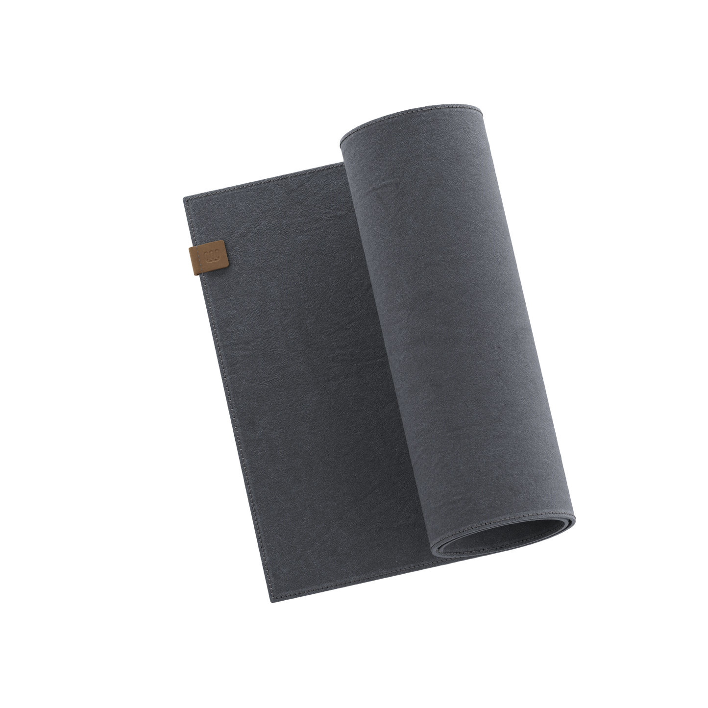 Luxe Suede Desk Mat — Grey
