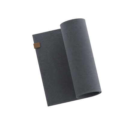 Luxe Suede Desk Mat — Grey