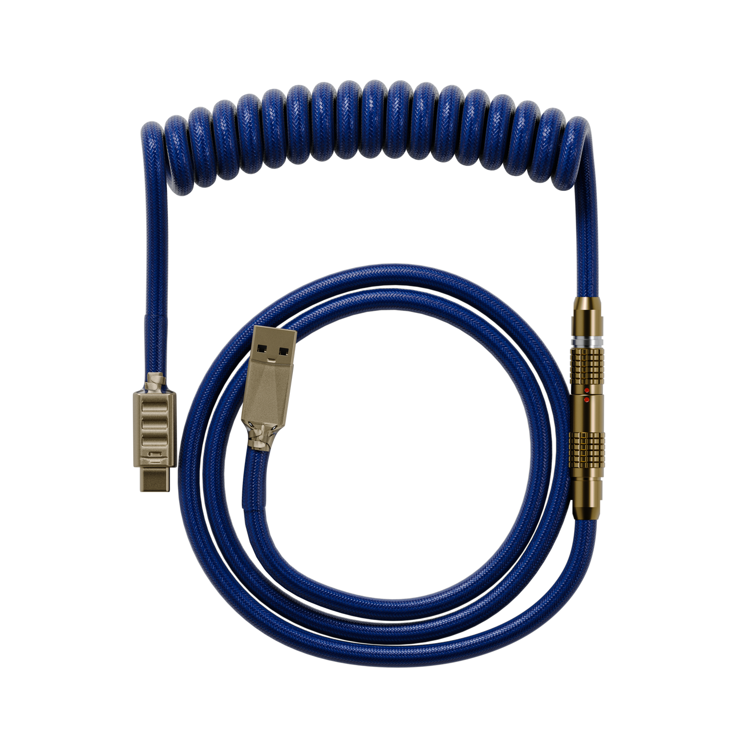 GMK Blue Samurai coiled keyboard cable — Wired In