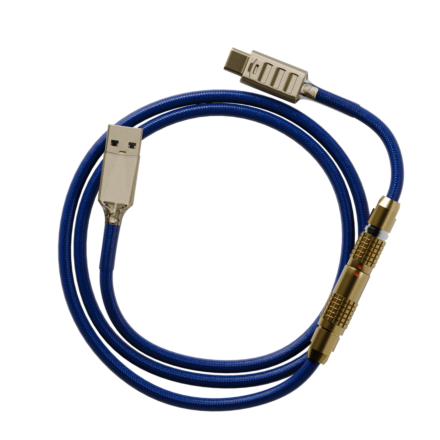 GMK Blue Samurai straight keyboard cable — Wired In