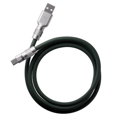Modern Materials Cable — Forest, USB-A to USB-C