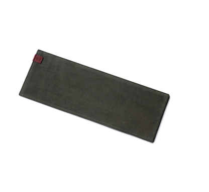 Luxe Suede Keyboard Mat - Olive (Wine accent) - 60%/65% - detail
