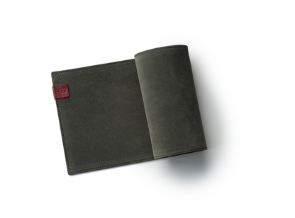 Luxe Suede Keyboard Mat - Olive (Wine accent) - TKL - detail
