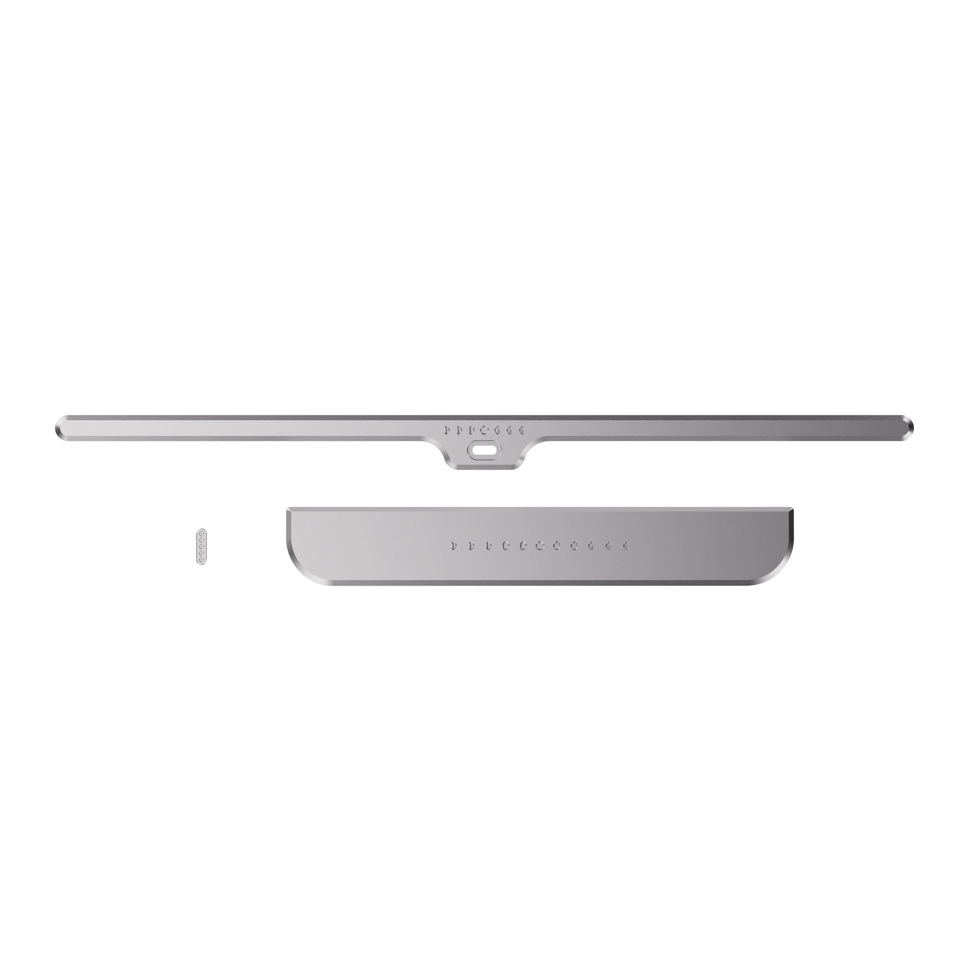 Sonoma accent kit, stainless steel — back accent, weight, and badge