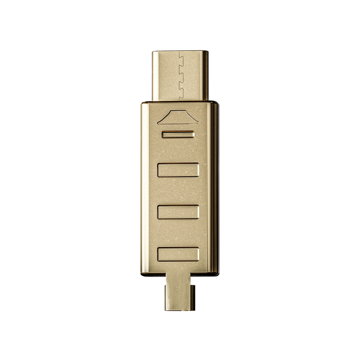 USB Type-C Connector (Triple Notch) — Gold