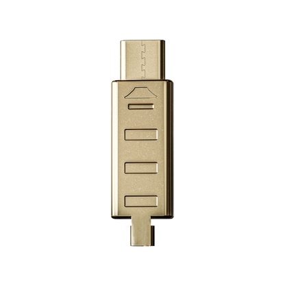 USB Type-C Connector (Triple Notch) — Gold