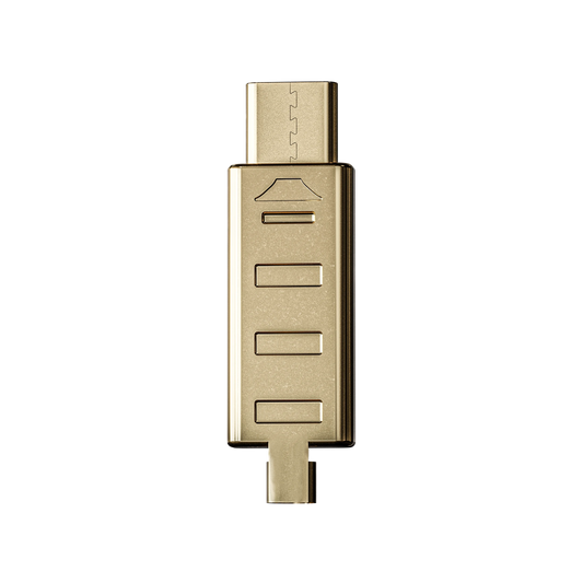 USB Type-C Connector (Triple Notch) — Gold