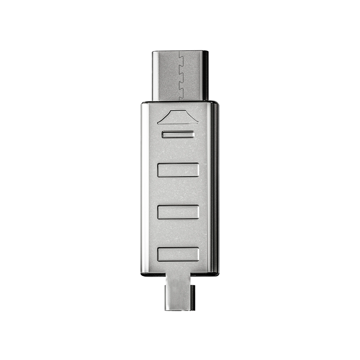 USB Type-C Connector (Triple Notch) — Silver