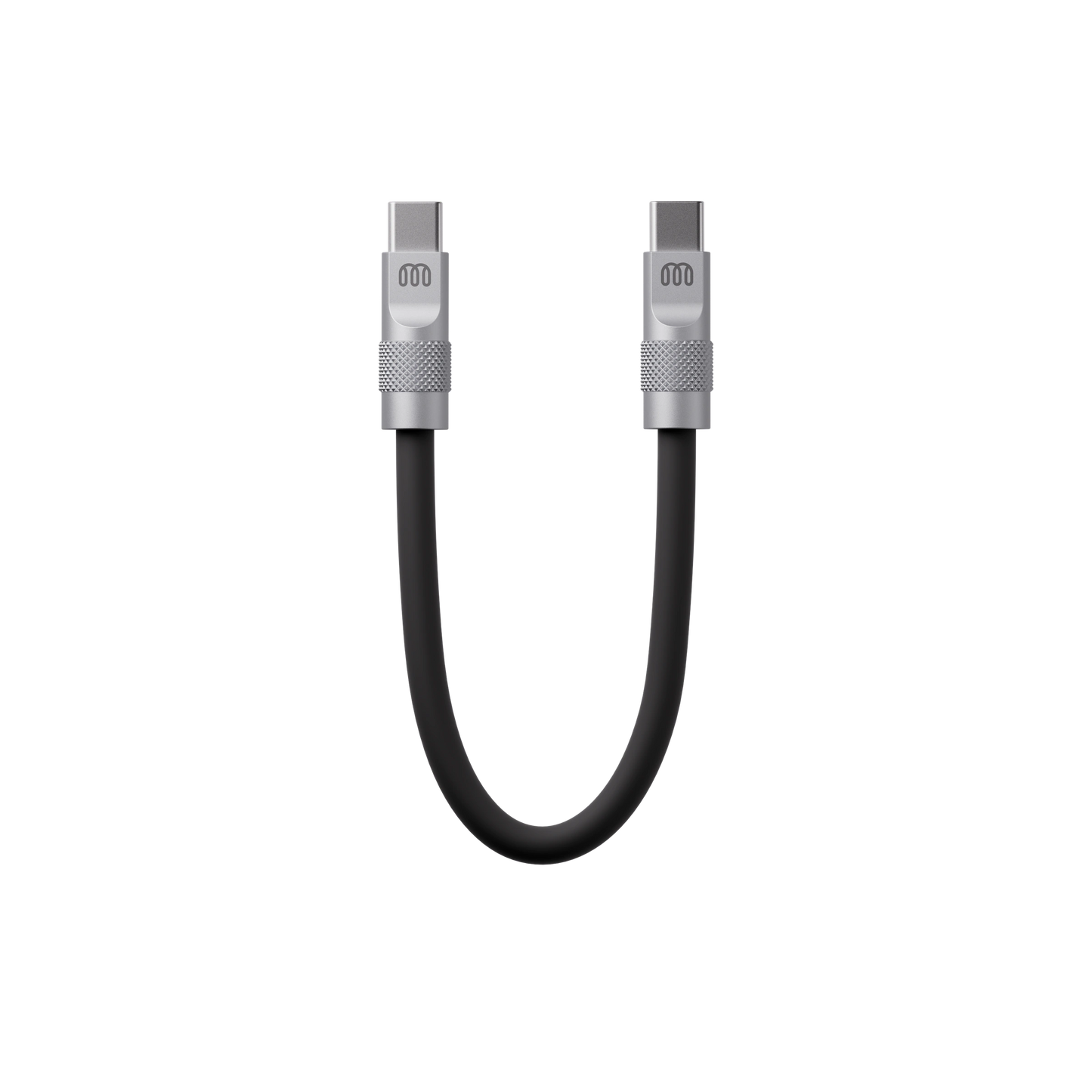 Soft Touch (Utility Series) — Carbon · 0.5 m · silver CNC shells