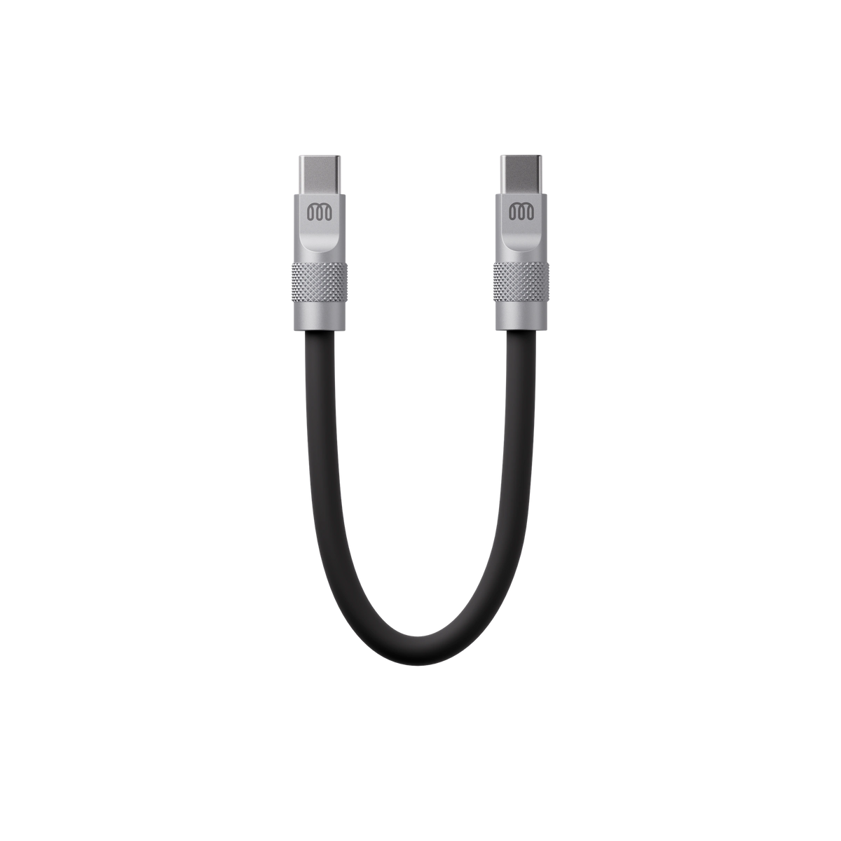 Soft Touch (Utility Series) — Carbon · 0.5 m · silver CNC shells