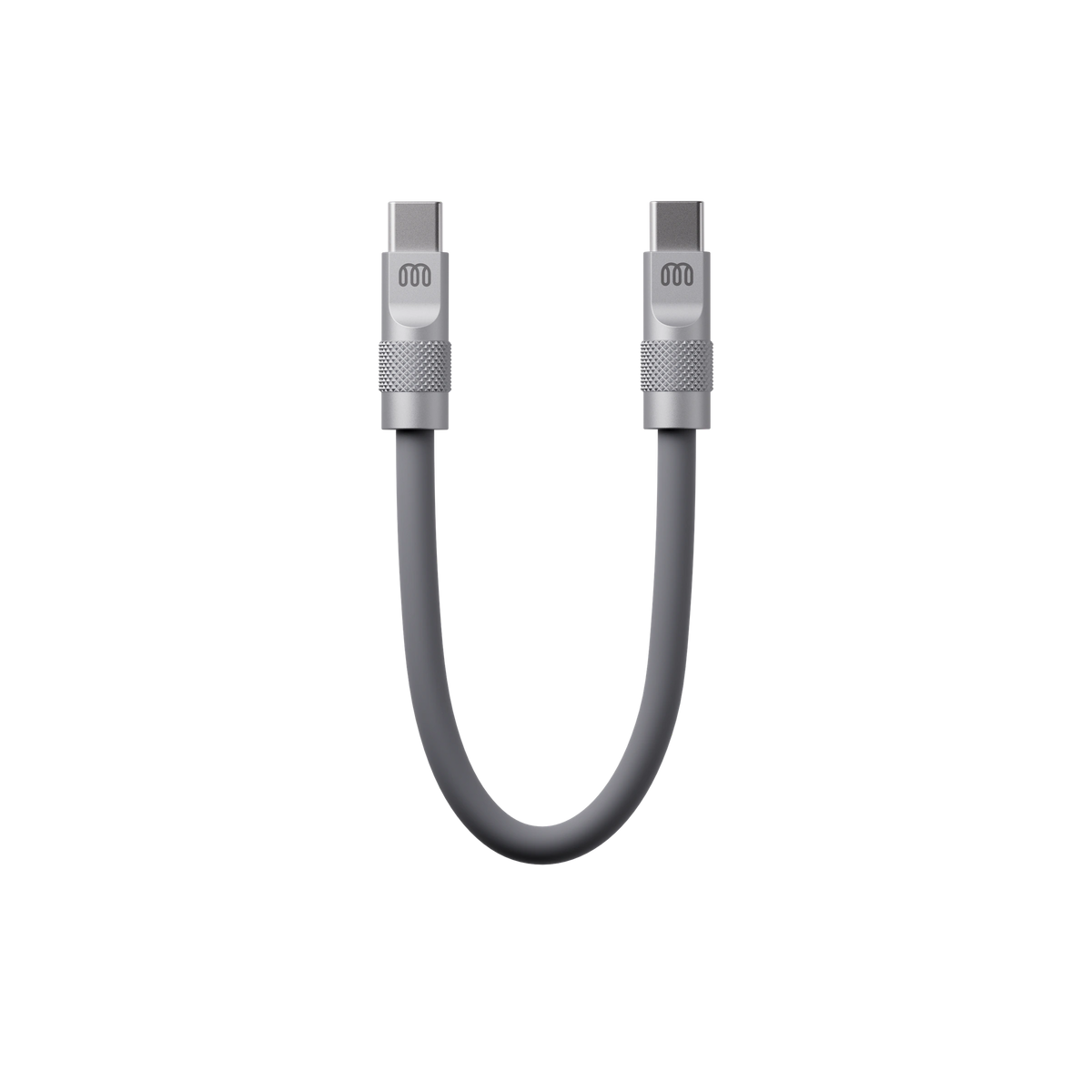 Soft Touch (Utility Series) — Concrete · 0.5 m · silver CNC shells