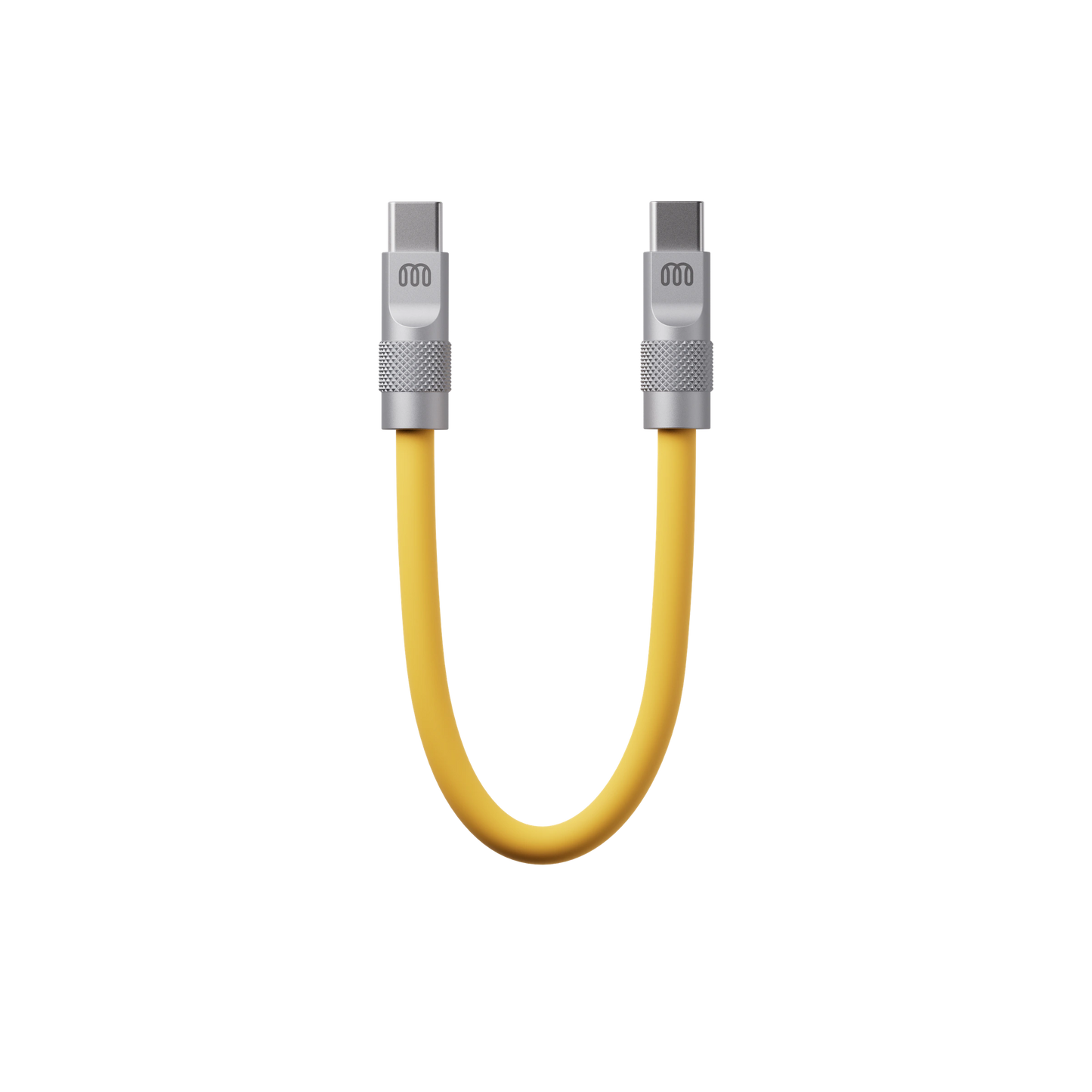 Soft Touch (Utility Series) — Mustard · 0.5 m · silver CNC shells