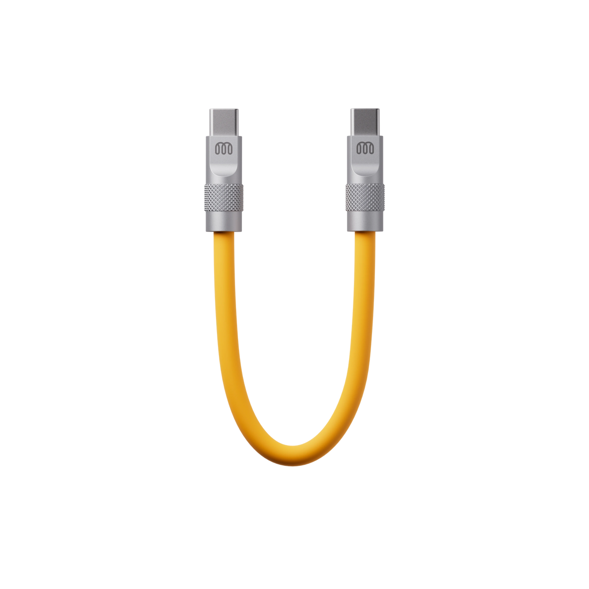 Soft Touch (Utility Series) — Mustard · 0.5 m · silver CNC shells