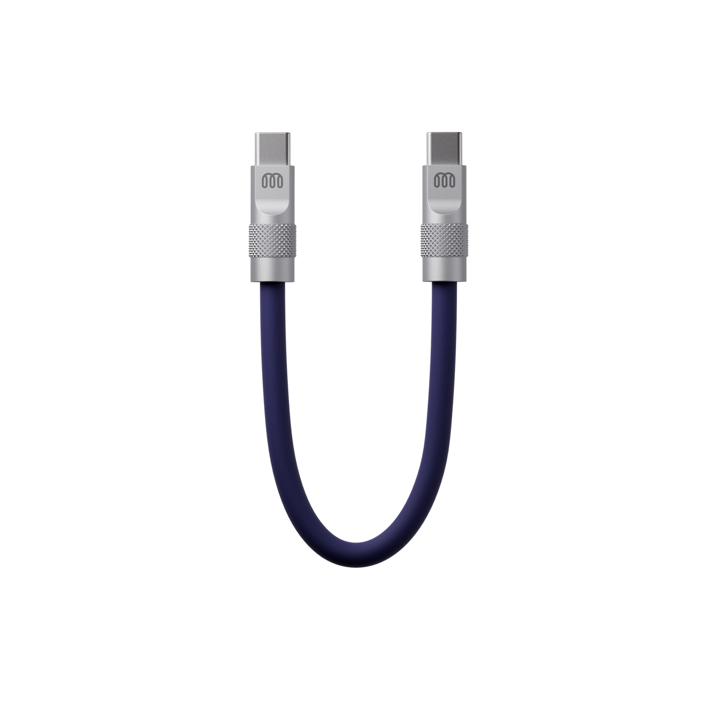 Soft Touch (Utility Series) — Ultraviolet · 0.5 m · silver CNC shells