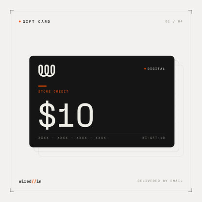 Wired In digital gift card — $10
