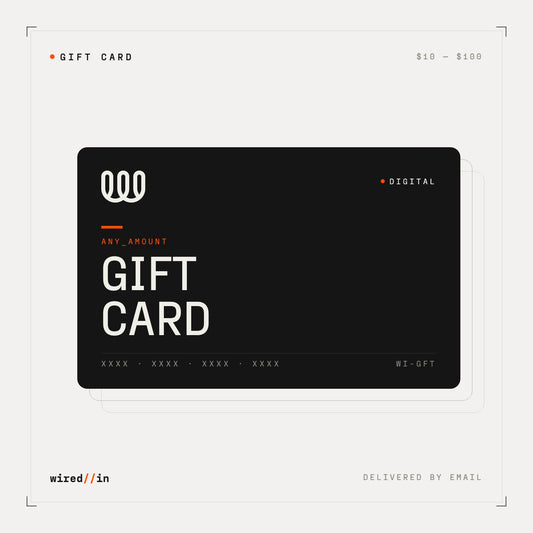 Wired In gift card
