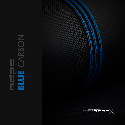 MDPC-X Carbon Blue sleeving
