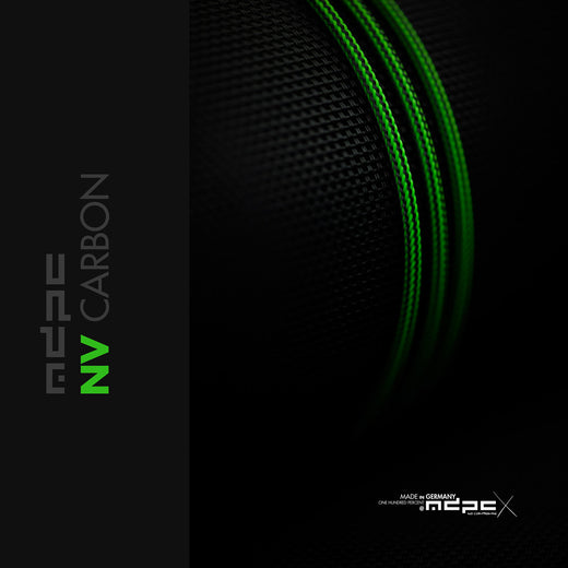 MDPC-X Carbon Green sleeving