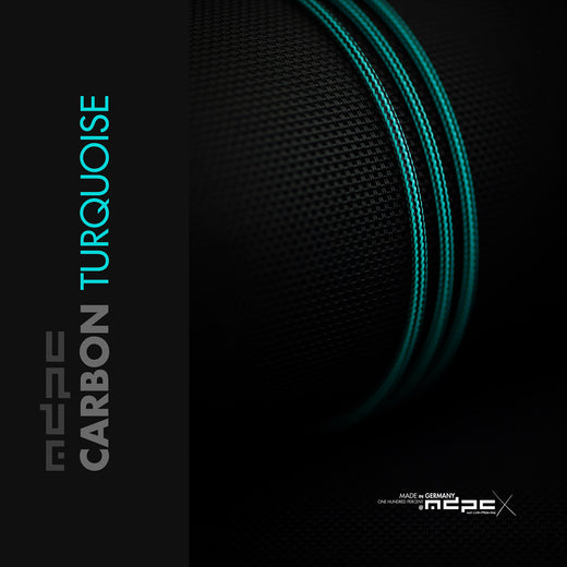 MDPC-X Carbon Turquoise sleeving