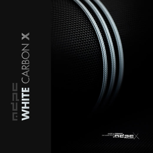 MDPC-X Carbon White sleeving