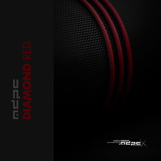 MDPC-X Dark Red sleeving