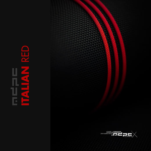 MDPC-X Red sleeving